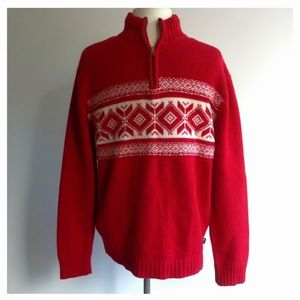 American Eagle Men's Size M Red Sweater